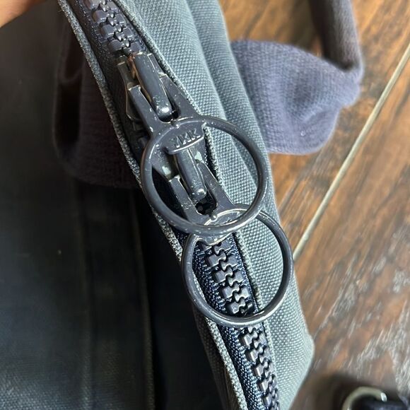 vtg made in USA Land's End canvas Messenger Bag navY blue nice fade in GUC - Picture 11 of 14